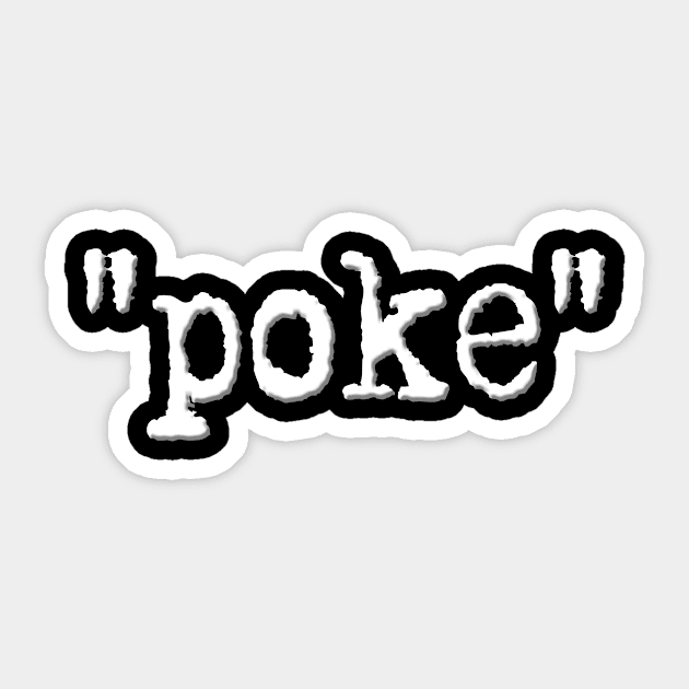 "poke" Sticker by Kadeda RPG